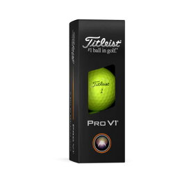 タイトリスト（TITLEIST）（メンズ）PRO V1 YEL 3P ゴルフボール T2129S-3PJ スリーブ(3個入り)