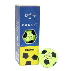 キャロウェイ（CALLAWAY）（メンズ）ゴルフボール ERCSFT YLW 25 TRVS BLK 3B スリーブ(3個入り)