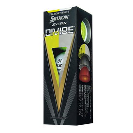 スリクソン（SRIXON）（メンズ）ゴルフボール スリクソン Z-STAR ゼットスター DIVIDE スリーブ(3個入り)