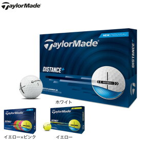 テーラーメイド（TAYLORMADE）（メンズ）ゴルフボール ディスタンス+ ボール ダース(12個入り)