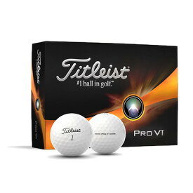 【1,500円OFFクーポン 5/30限定 2万円以上購入】タイトリスト（TITLEIST）（メンズ）ゴルフボール PRO V1 プロV1 ダブルナンバー T2028S-LEJ ダース(12個入り)