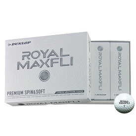 マックスフライ（MAXFLI）（メンズ）ゴルフボール ROYAL MAXFLI WH ダース(12個入り)