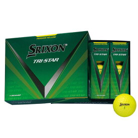 【11/11 1:59まで さらに最大P10倍】スリクソン（SRIXON）（メンズ）TRI-STAR5 ゴルフボール YEL ダース(12個入り)