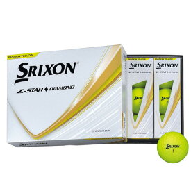 スリクソン（SRIXON）（メンズ）ゴルフボール ゼットスター Z-STAR ダイヤモンド SRX YEL ダース(12個入り)
