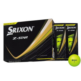 スリクソン（SRIXON）（メンズ）ゴルフボール ゼットスター Z-STAR9 SRX YEL ダース(12個入り)