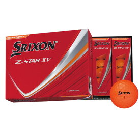 【11/14 10時〜 全商品最大P10倍 要エントリー】スリクソン（SRIXON）（メンズ）ゴルフボール ゼットスター Z-STAR XV9 OR ダース(12個入り)