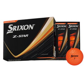 スリクソン（SRIXON）（メンズ）ゴルフボール ゼットスター Z-STAR9 OR ダース(12個入り)