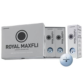 マックスフライ（MAXFLI）（メンズ）ゴルフボール ロイヤルマックスフライ ROYAL MAXFLI 2 BLK ダース(12個入り)