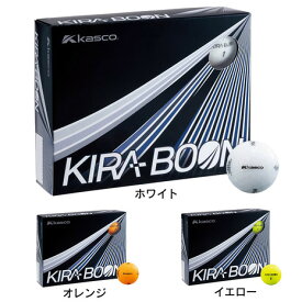 キャスコ（KASCO）（メンズ、レディース）ゴルフボール KIRABOON ダース(12個入り)