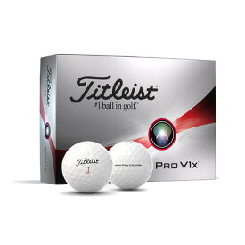 タイトリスト（TITLEIST）（メンズ）ゴルフボール PRO V1x プロV1x ダブルナンバー T2048S-LEJ ダース(12個入り)