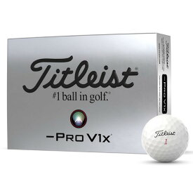 【11/11 1:59まで さらに最大P10倍】タイトリスト（TITLEIST）（メンズ）ゴルフボール 24 PRO V1X LEFT DASH T204L6S-J ダース(12個入り)