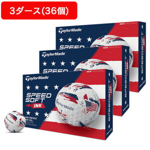 �e�[���[���C�h�iTAYLORMADE�j�i�����Y�j�y3�_�[�X�Z�b�g�z�S���t�{�[�� SpeedSoft INK USA 3�_�[�X(36����)
