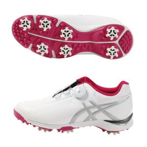5日限定!ポイント最大12倍!要エントリーアシックス(ASICS) ゴルフシューズ レディース GEL-ACE TOUR 3 Boa TGN924 WH/SR (Lady's)