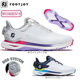 フットジョイ（FootJoy）（レディース）ゴルフシューズ スパイクレス プロ SLX PROSLX BOA ダイヤル式 98216 98217