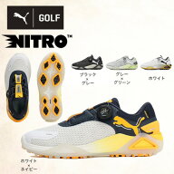 プーマ（PUMA）（レディース）ゴルフシューズ 3E シャドウキャットニトロ ディスク W ダイヤル式 スパイ…