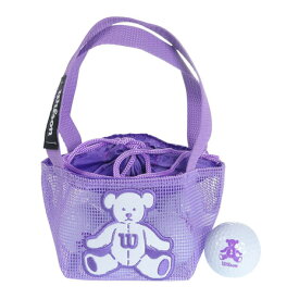 ウイルソンゴルフ（Wilson Golf）（レディース）ゴルフボール BEAR4 ネット(8個入り)