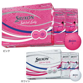 スリクソン（SRIXON）（レディース）ゴルフボール SOFT FEEL LADY SN SF LADY5 1ダース（12個入り）
