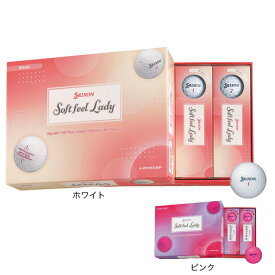 スリクソン（SRIXON）（レディース）ゴルフボール SOFT FEEL LADY ダース(12個入り)
