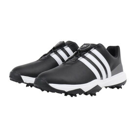 【最大1万Pバック エントリー＆抽選 1/20限定】アディダス（adidas）（キッズ）ジュニア ツアー360 24 ボア ゴルフシューズ 24-IG5626BK