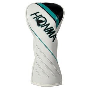 本間ゴルフ（HONMA）（メンズ、レディース）ゴルフ フェアウェイウッド用 ヘッドカバー ダイヤル式番手 HC12302 WH/GR