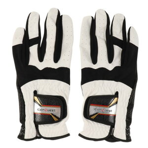 マルシン(MARUSHIN)(メンズ、レディース)パークゴルフ ストロンググリップグローブ JPN-041CQ WH/BK L