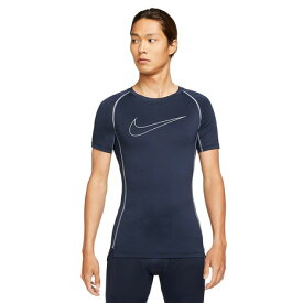 ナイキ（NIKE）（メンズ）プロ Dri-FIT タイト半袖トップス DD1993-451 ネイビー 速乾