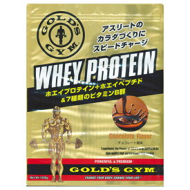 【6万円以上6,000円OFFクーポン 4/20限定】ゴールドジム（GOLD'S GYM）（メンズ）ホエイプロテイン ホエイペプチド チョコレート風味 1500g F5515 計量スプーン付 サプリメント オンライン価格