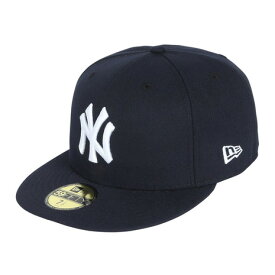 【12/11 01:59まで 全商品最大P10倍 要エントリー】ニューエラ（NEW ERA）（メンズ、レディース）キャップ 59FIFTY MLBオンフィールド ニューヨーク ヤンキース ゲーム 14524865 ネイビー
