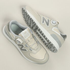 【最大1万Pバック エントリー＆抽選 1/15限定】ニューバランス（new balance）（レディース）574 v4 SL BOA スパイクレス ゴルフシューズ WG574BB42E