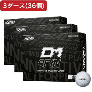 �{�ԃS���t�iHONMA�j�i�����Y�A���f�B�[�X�j�y3�_�[�X�Z�b�g�zD1 SPIN 2023D1 SPIN BTQ2301 WH 3�_�[�X(36����)
