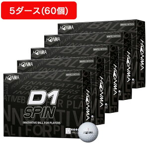 �{�ԃS���t�iHONMA�j�i�����Y�j�y5�_�[�X�Z�b�g�zD1 SPIN 2023D1 SPIN BTQ2301 WH �_�[�X(60����)