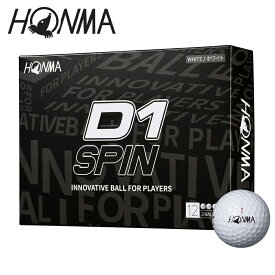 本間ゴルフ（HONMA）（メンズ、レディース）D1 SPIN 2023D1 SPIN BTQ2301 WH ダース(12個入り)