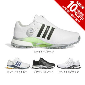 【5%OFFクーポン 3/30限定 2点以上購入】アディダス（adidas）（メンズ）ゴルフシューズ ソフトスパイク ツアー360 24 ボア IF0251 IF0253 IF0254 IF0252