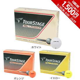 ツアーステージ（TOURSTAGE）（メンズ、キッズ）ゴルフボール エクストラディスタンス （1ダース 12個）オンライン価格