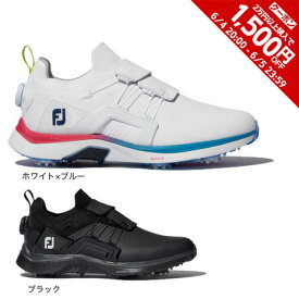 【1,500円OFFクーポン 6/5限定 2万円以上購入】フットジョイ（FootJoy）（メンズ）ハイパーフレックス カーボン ボア ゴルフ シューズ 51050 51122 W