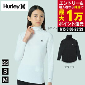 【最大1万Pバック エントリー＆抽選 1/15限定】ハーレー（HURLEY）（レディース）ゴルフウェア 吸汗速乾 防寒保温 ファントム ワッフル インナー ハイネック 長袖 WIW2200003