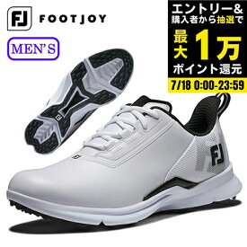 【7/18限定 最大1万Pバック要エントリー＆抽選】フットジョイ（FOOT JOY）（メンズ）ゴルフシューズ フューエル Laced 55419 W