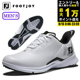 【8/15限定 最大1万Pバック要エントリー＆抽選】フットジョイ（FOOT JOY）（メンズ）ゴルフシューズ フューエル Laced 55419 W
