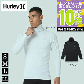 【1/25 23:59まで さらに最大P10倍】ハーレー（HURLEY）（メンズ）ゴルフウェア 吸汗速乾 防寒保温 ワッフル インナー ハイネック 長袖 MIW2200002