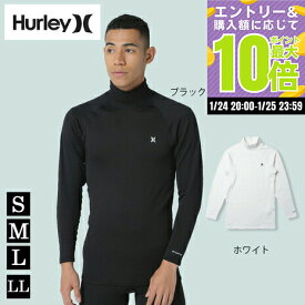 【1/25 23:59まで さらに最大P10倍】ハーレー（HURLEY）（メンズ）ゴルフウェア 防寒 保温 ファントム ワッフル インナー モックネック 長袖 MIW2312037