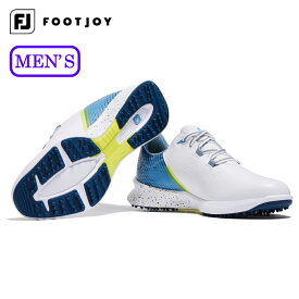 フットジョイ（FOOT JOY）（メンズ）ゴルフシューズ スパイクレス フューエル フラッシュ 紐 WT/BL 55429