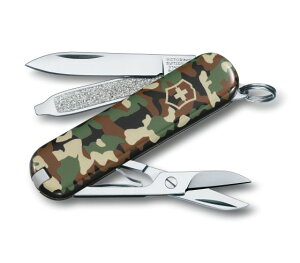 ケースキャンペーン開催中 ビクトリノックス VICTORINOX 公式 クラシック カモフラージュ 迷彩柄2色 正規品 カモフラ 迷彩 柄 グッズ キーホルダー 雑貨 文房具 文具 ナイフ 小型 ギフト 3000円