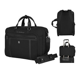 ビクトリノックス VICTORINOX 公式 ワークスプロフェッショナルCORDURA 3WAY ラップトップ バッグ 21L ブラック【正規品】611469 ビジネスバッグ 3way メンズ ショルダー ブリーフケース 通勤 カバン リュック ビジネスリュック 撥水 大容量 軽量 PCバッグ PC収納 ノートpc