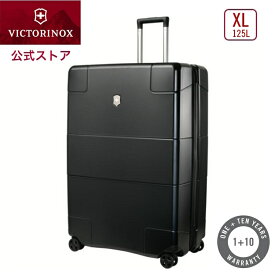 【公式】ビクトリノックス VICTORINOX レキシコン エクストララージ XL ハードサイドケース (ブラック) 約125L 【日本正規品 保証付】スーツケース キャリーケース 特大 大容量 LLサイズ 大型 出張 ビジネス 軽量 旅行 長期 602109