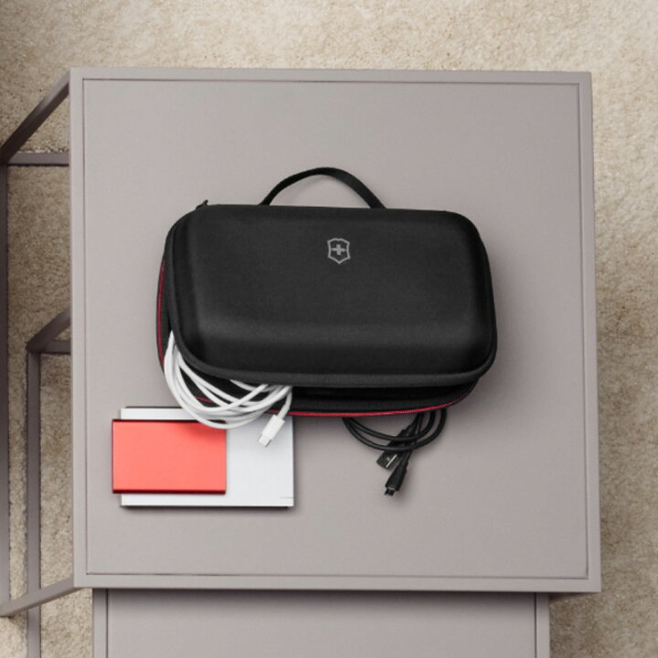 楽天市場】ビクトリノックス VICTORINOX 公式 テックポーチ ブラック 
