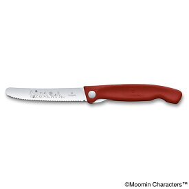 ビクトリノックス VICTORINOX 公式 ピクニックナイフ カッティングボード ザムーミンズ2色 テーブルナイフ ムーミン リトルミイ グッズ 大人 雑貨 キッチン用品 果物ナイフ 折りたたみ 包丁 小型 エピキュリアン まな板 M 黒 ニョロニョロ