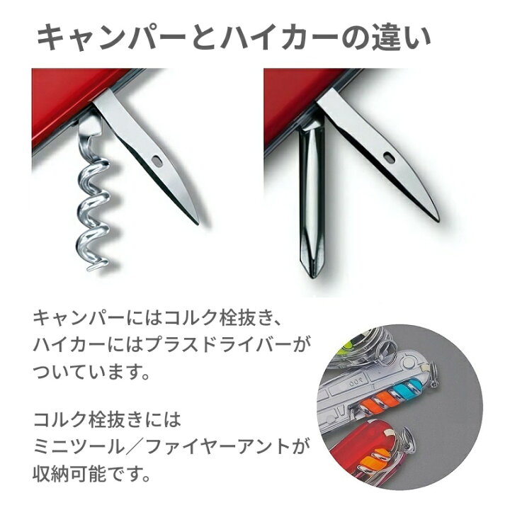 楽天市場】ビクトリノックス VICTORINOX 公式 キャンパー【正規品 保証 
