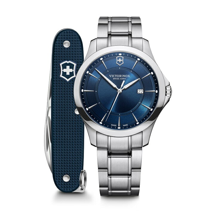 楽天市場 公式 ビクトリノックス Victorinox Alliance アライアンス マルチツールセット ブルー ステンレススチール 1 日本正規品 保証書付 腕時計 時計 メンズ 防水 おしゃれ 人気 大学生 社会人 ビジネス 仕事 スーツ 定番 就活 シンプル メタル
