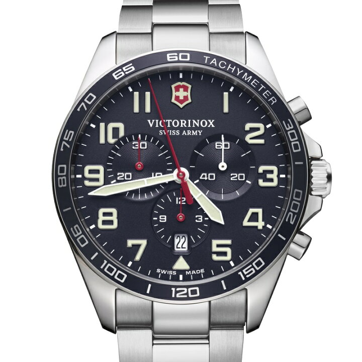 楽天市場 公式 ビクトリノックス Victorinox Fieldforce Chronograph フィールドフォース クロノグラフ ブルー 日本正規品 保証書付 時計 腕時計 メンズ 防水 男性 青 紺 ブランド おしゃれ 人気 社会人 大学生 スーツ スポーツ ビジネス ウォッチ スイス製