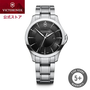 オリジナルポーチプレゼント ビクトリノックス VICTORINOX 公式 Alliance アライアンス ブラック【5年保証 正規品】腕時計 メンズ 時計 防水 ブランド おしゃれ 人気 大学生 社会人 ビジネス 仕事